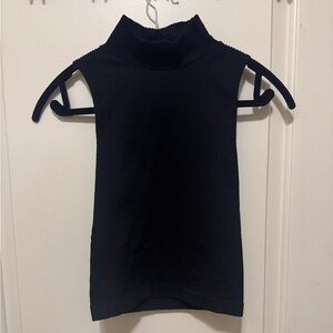 Ribbed Mock Neck Tank Top 🖤